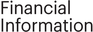 Financial Information